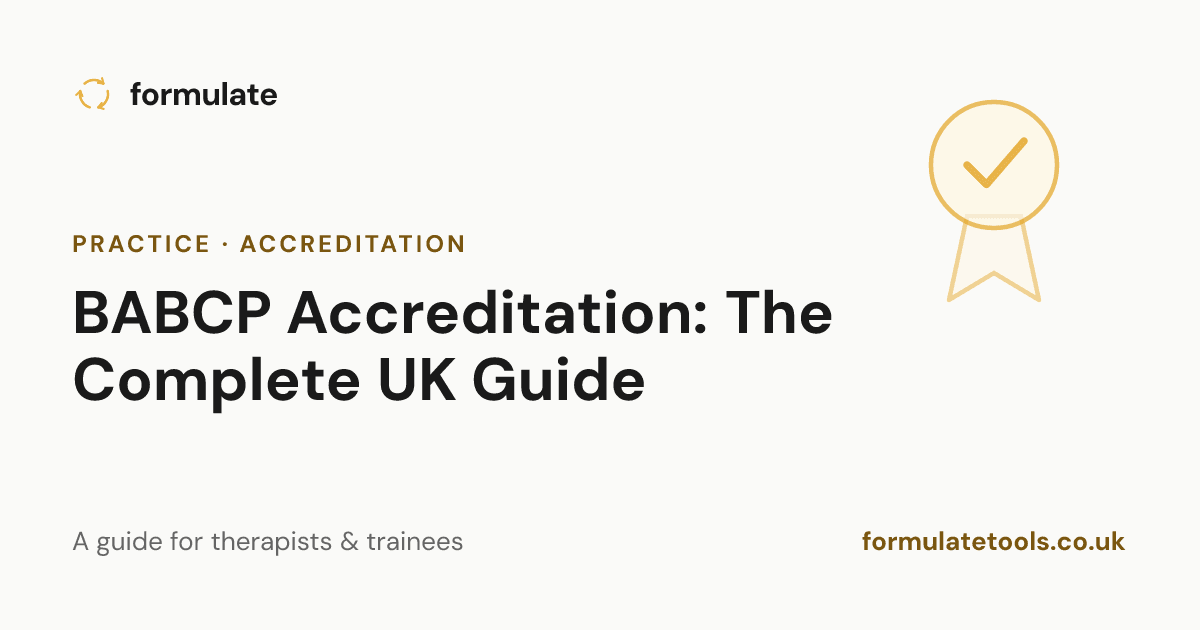 BABCP Accreditation: The Complete UK Guide
