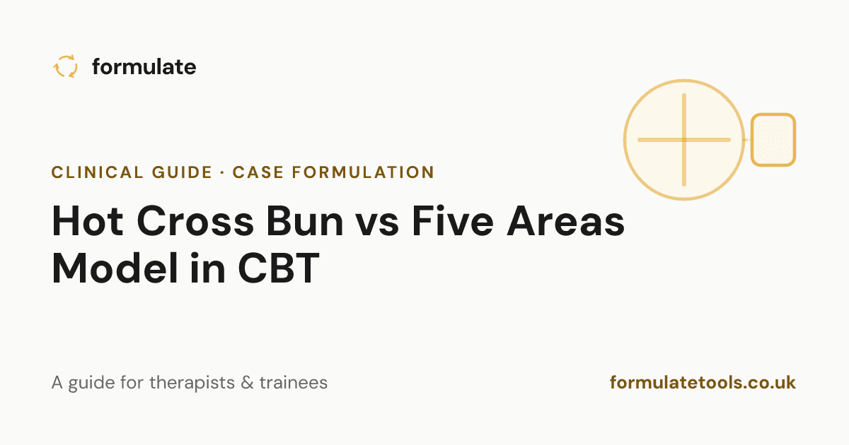 Hot Cross Bun vs Five Areas Model in CBT