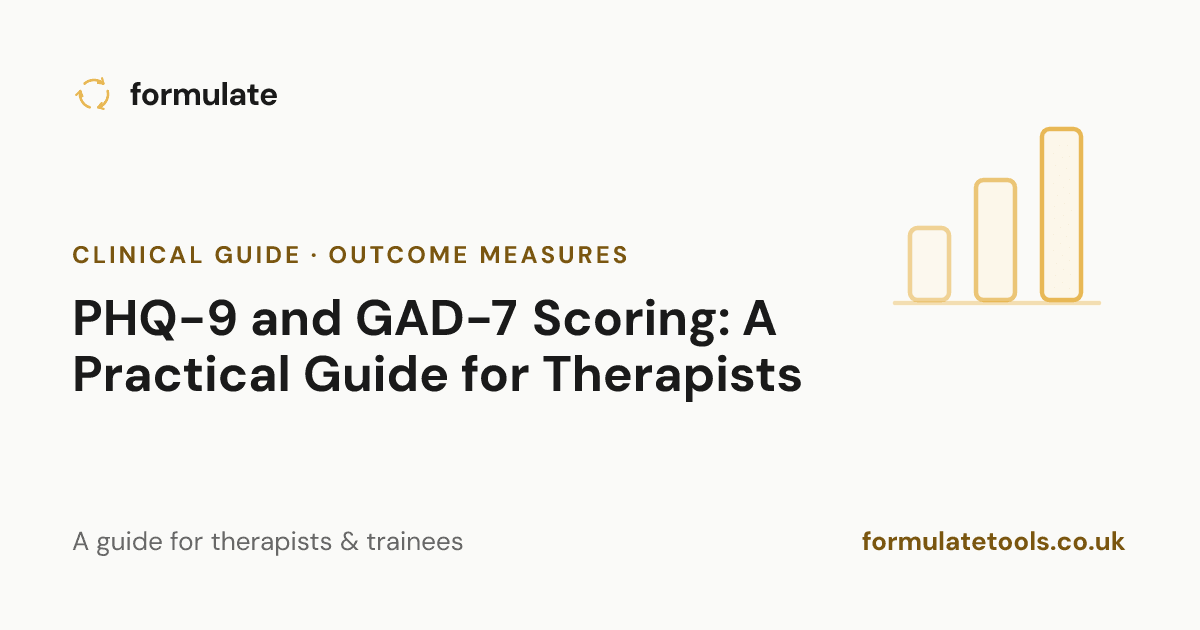 PHQ-9 and GAD-7 Scoring: A Practical Guide for Therapists